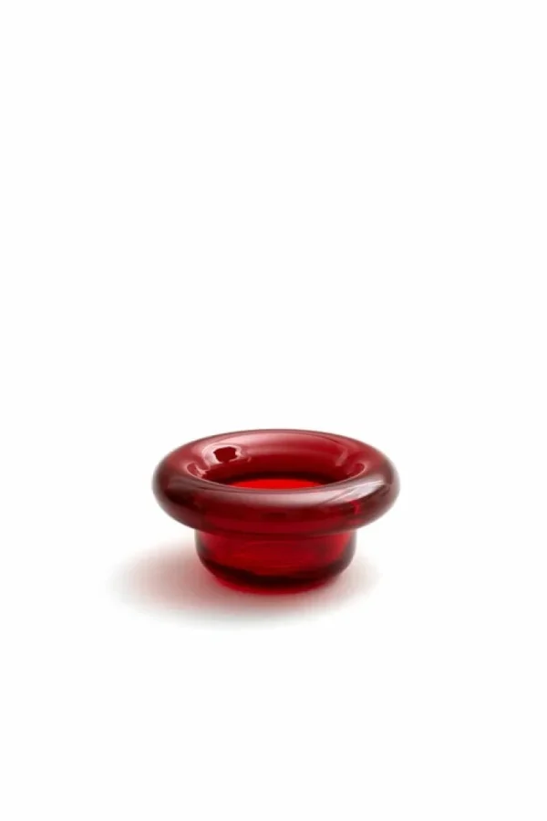 Iittala Kerzen Und Kerzenhalter-Nedre Foss Sirkel Teelichthalter, Mid Winter Red