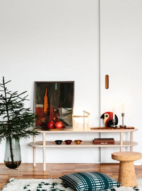 Iittala Kerzen Und Kerzenhalter-Nedre Foss Sirkel Teelichthalter, Mid Winter Red
