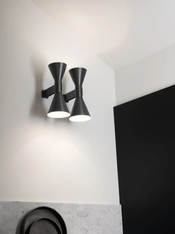 Nemo Lighting Wandleuchten-Applique de Marseille Wandleuchte, Schwarz