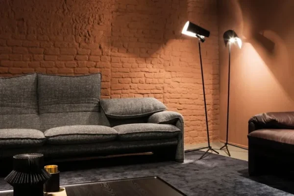 Artek Stehleuchten-Nemo Lighting Claritas Stehleuchte, Schwarz