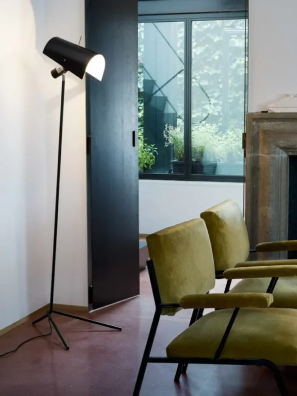 Artek Stehleuchten-Nemo Lighting Claritas Stehleuchte, Schwarz
