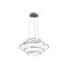 u00d6rsju00f6 Deckenleuchten-Nemo Lighting Drop 5 Pendelleuchte, 2700 K, Satin Silber