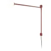 Louis Poulsen Wandleuchten-Nemo Lighting Mini Potence Pivotante Wandleuchte, Rot