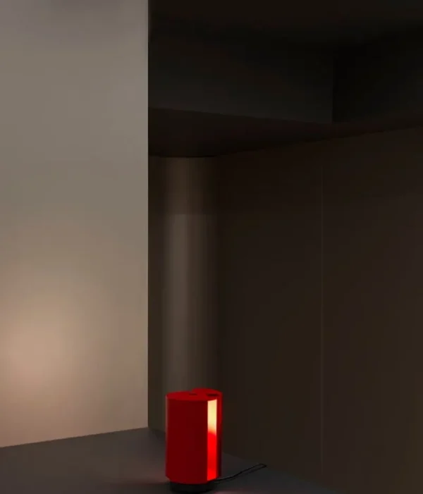 Nemo Lighting Tischlampen-Pivotante à Poser Tischleuchte, Karminrot