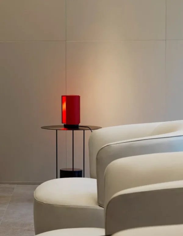 Nemo Lighting Tischlampen-Pivotante à Poser Tischleuchte, Karminrot