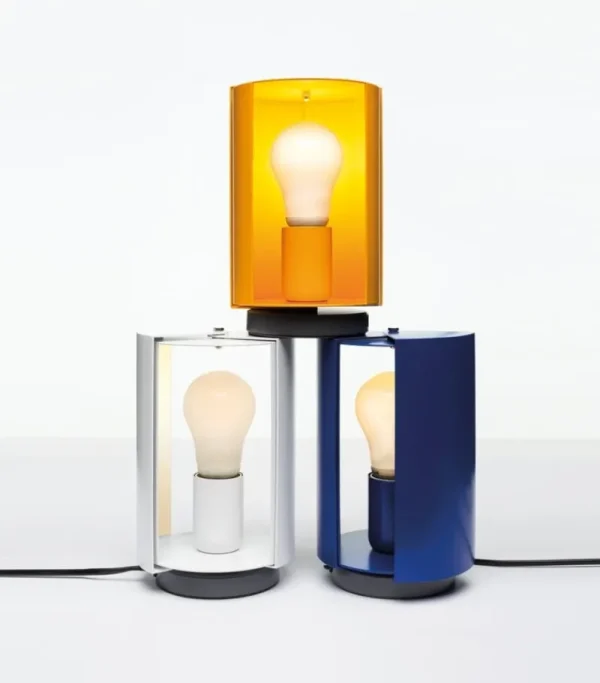 Vitra Tischlampen-Nemo Lighting Tischleuchte Pivotante à Poser, blau