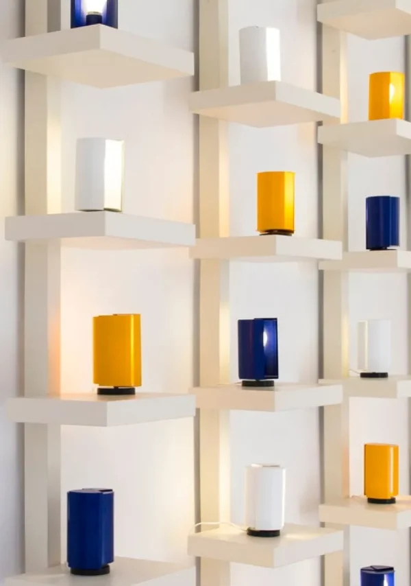 Vitra Tischlampen-Nemo Lighting Tischleuchte Pivotante à Poser, gelb