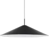New Works Deckenleuchten-Brolly Pendelleuchte, 90 cm, schwarz, eloxiert