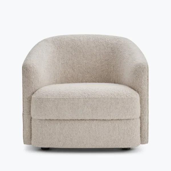 Normann Copenhagen Sitzgelegenheiten-New Works Covent Loungesessel, Hellgrau