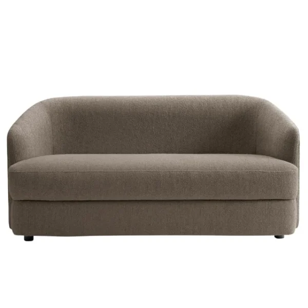 New Works Sofas Und Liegen-Covent Sofa, Zweisitzer, Tief, Dunkles Taupe