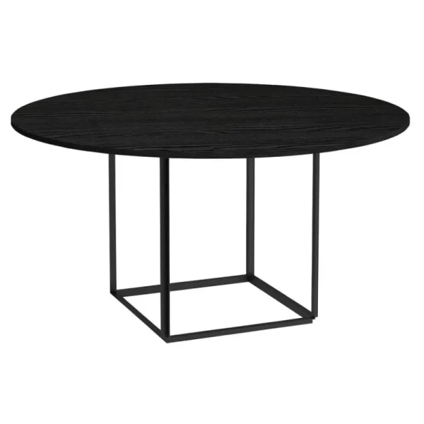 Carl Hansen & Su00f8n Tische-New Works Florence Esstisch, 145 cm, Schwarz - Esche schwarz gebeizt