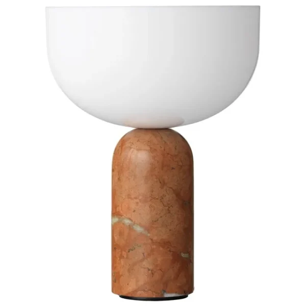 Secto Design Tragbare Lampen-New Works Kizu, Tischleuchte, tragbar, Breccia-Pernice-Marmor