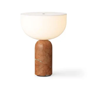 Secto Design Tragbare Lampen-New Works Kizu, Tischleuchte, tragbar, Breccia-Pernice-Marmor