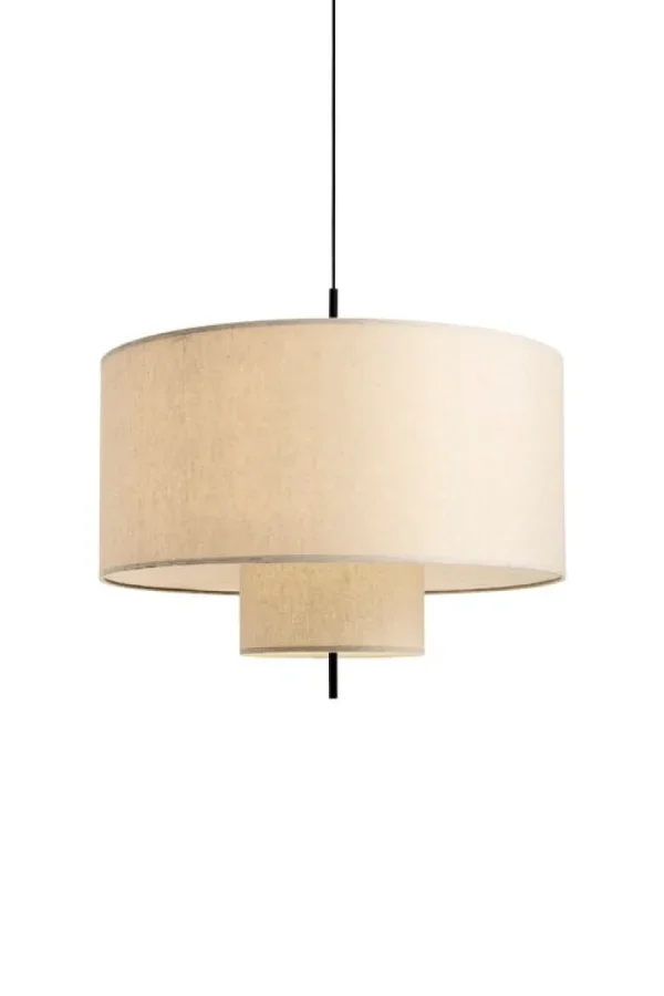 Louis Poulsen Deckenleuchten-New Works Margin Pendelleuchte, 90 cm, Beige