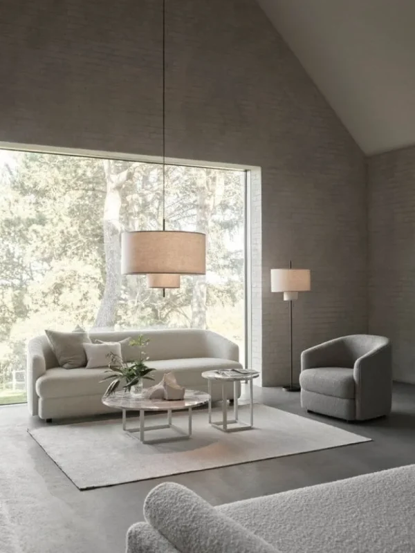 GUBI Stehleuchten-New Works Margin Stehleuchte, Beige