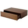 Muuto Tische-New Works Mass High Couchtisch mit Schublade, Nussbaum