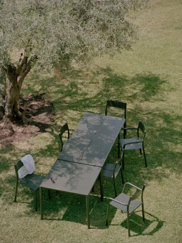 New Works Terrassenmöbel | Tische^May-Tisch, 170 x 85 cm, Dunkelgrün