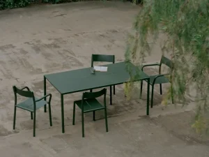 New Works Terrassenmöbel | Tische^May-Tisch, 170 x 85 cm, Dunkelgrün