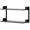 New Works Regale-Wall Regal, 450, Esche schwarz - Schwarz