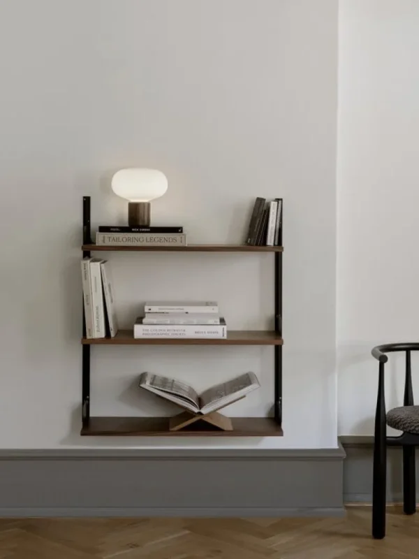 Montana Furniture Regale-New Works New Works Wall Regal, 900, Walnuss - Schwarz