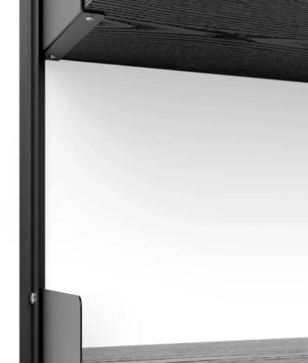 New Works Regale-Wall Regal, 450, Esche schwarz - Schwarz