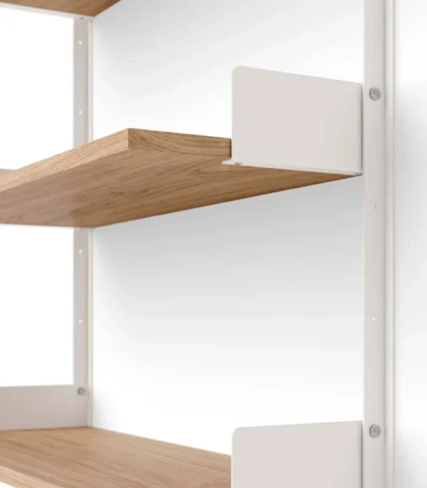 New Works Regale-Wall Regal, 900, Eiche - Weiß