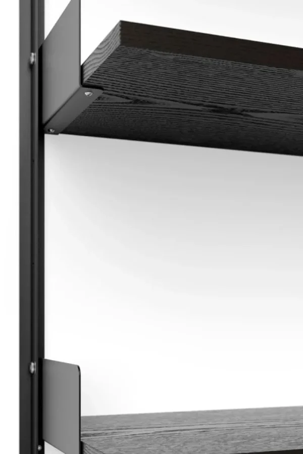 New Works Regale-Wall Regal, 900, Esche schwarz - Schwarz