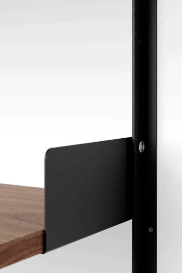 Montana Furniture Regale-New Works New Works Wall Regal, 900, Walnuss - Schwarz