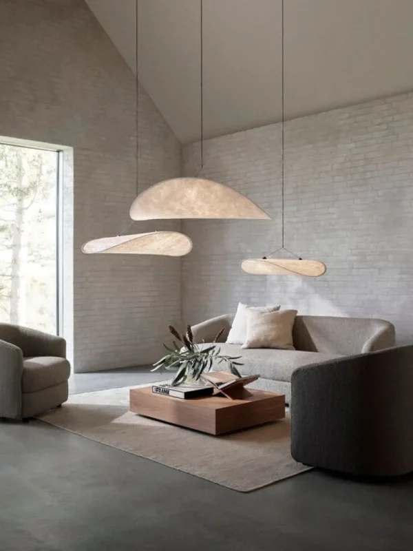 Normann Copenhagen Deckenleuchten-New Works Tense Pendelleuchte 90 cm, Weiß