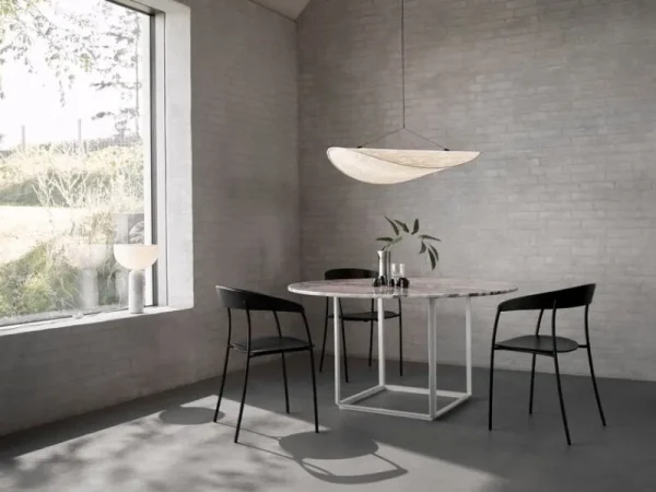Normann Copenhagen Deckenleuchten-New Works Tense Pendelleuchte 120 cm, Weiß
