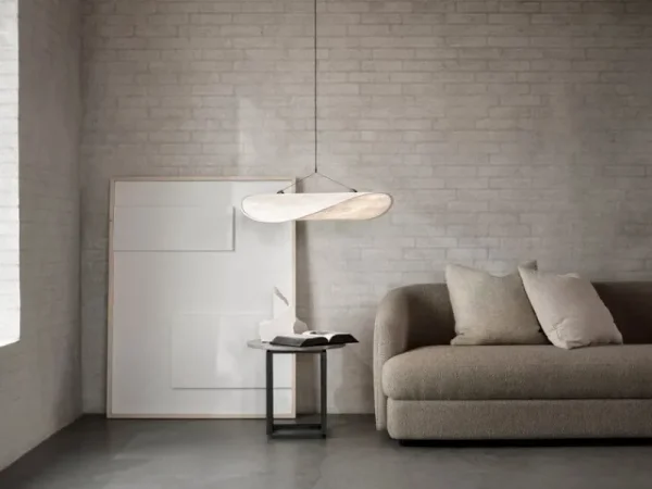 Normann Copenhagen Deckenleuchten-New Works Tense Pendelleuchte 90 cm, Weiß