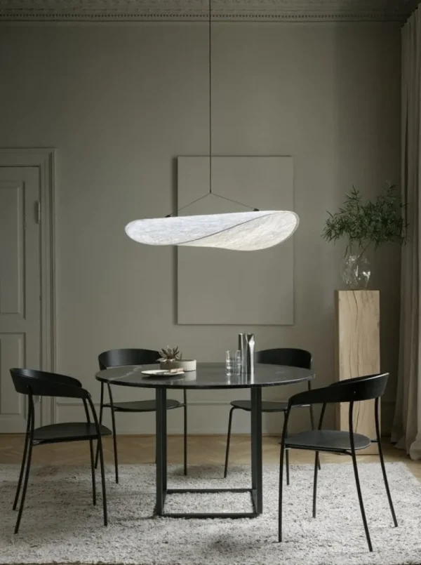 Normann Copenhagen Deckenleuchten-New Works Tense Pendelleuchte 90 cm, Weiß