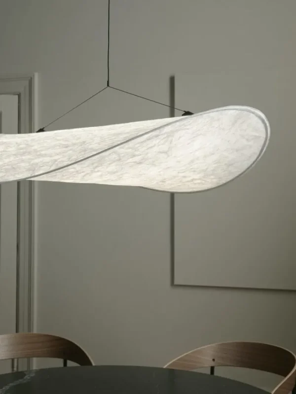 Normann Copenhagen Deckenleuchten-New Works Tense Pendelleuchte 90 cm, Weiß