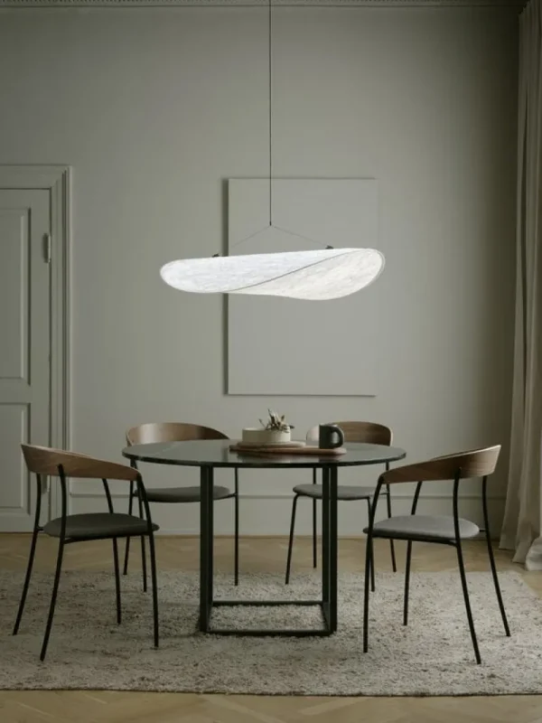 Normann Copenhagen Deckenleuchten-New Works Tense Pendelleuchte 90 cm, Weiß