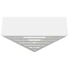 Nichba Badezimmeraccessoires^Badeckregal, Weiß