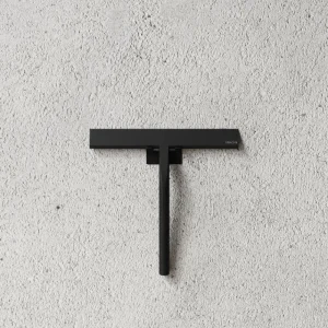 Nichba Badezimmeraccessoires^Duschabstreifer, Schwarz