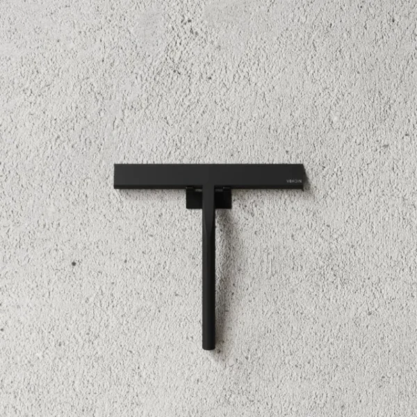 Nichba Badezimmeraccessoires^Duschabstreifer, Schwarz