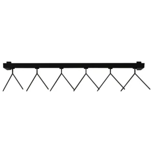 Nichba Garderoben Und Kleiderbügel^HangSys Aufhängesystem, mittel, Schwarz