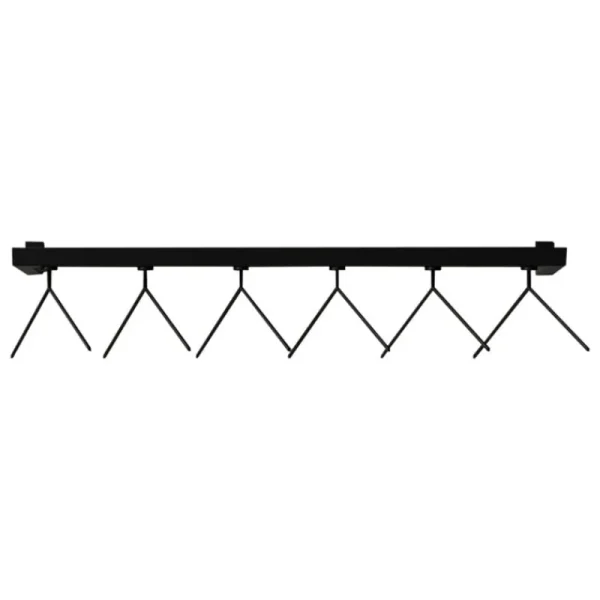 Nichba Garderoben Und Kleiderbügel^HangSys Aufhängesystem, mittel, Schwarz