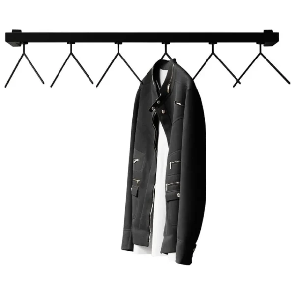 Nichba Garderoben Und Kleiderbügel^HangSys Aufhängesystem, mittel, Schwarz