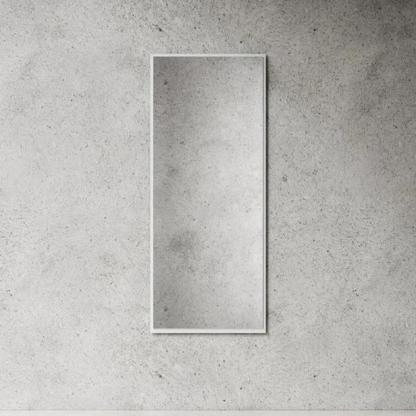 Nichba Badezimmerspiegel | Spiegel^Spiegel 145 x 60 cm, Weiß