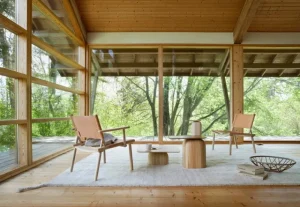 ferm LIVING Tische-Nikari April Tisch, hoch, Birke
