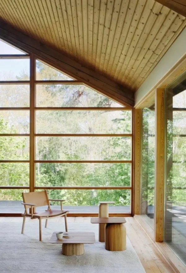 ferm LIVING Tische-Nikari April Tisch, hoch, Birke