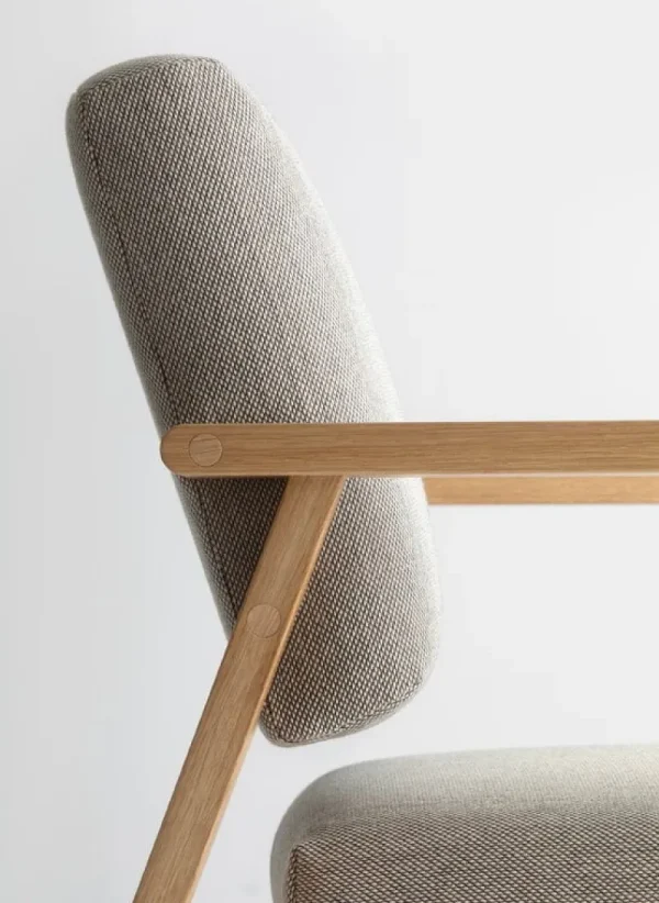 Artek Sitzgelegenheiten-Nikari Archetyp Lobby Sessel, Eiche - grau Steelcut Trio 616
