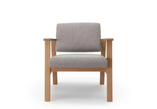 Artek Sitzgelegenheiten-Nikari Archetyp Lobby Sessel, Eiche - grau Steelcut Trio 616