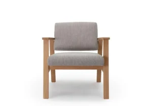 Artek Sitzgelegenheiten-Nikari Archetyp Lobby Sessel, Eiche - grau Steelcut Trio 616