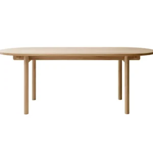 Nikari Tische-Basic Tisch, oval, Eiche