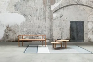 Nikari Tische-Runder Periferia Couchtisch, 90 cm, Esche
