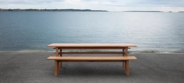 Nikari Terrassenmöbel^Tisch Arkipelago, 250 x 90 cm, Eiche