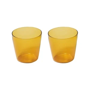 Nine Gläser Und Tassen^Milchglas, 2er-Set, gelb